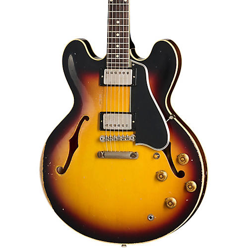 Gibson Custom Murphy Lab 1959 ES-335 Reissue Ultra Heavy Aged Semi-Hollow Electric Guitar Vintage Burst