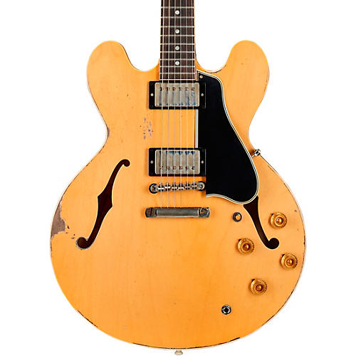 Gibson Custom Murphy Lab 1959 ES-335 Reissue Ultra Heavy Aged Semi-Hollow Electric Guitar Vintage Natural
