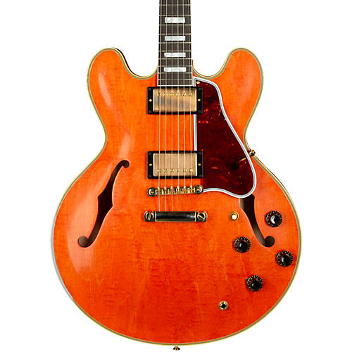 Gibson Custom Murphy Lab 1959 ES-355 Reissue Stopbar Light Aged Semi-Hollow Electric Guitar Watermelon Red