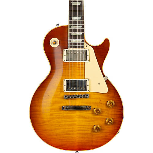 Gibson Custom Murphy Lab 1959 Les Paul Standard Reissue Light Aged Electric Guitar Royal Teaburst