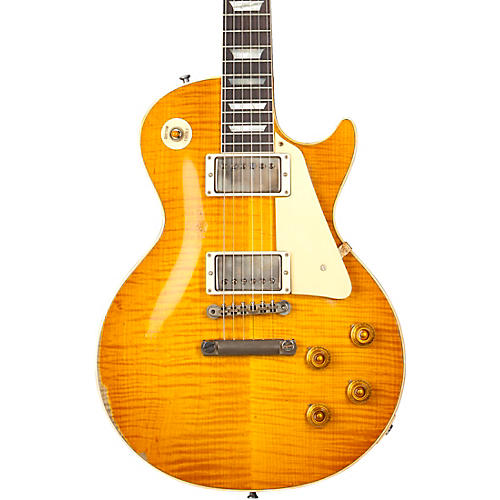 Gibson Custom Murphy Lab 1959 Les Paul Standard Reissue Ultra Heavy Aged Electric Guitar Lemon Burst