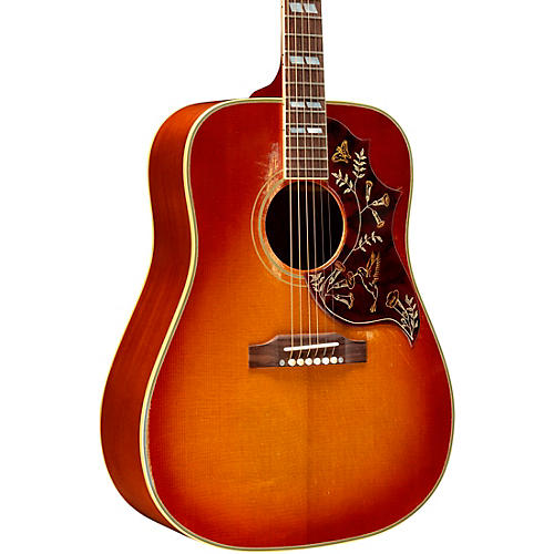 Gibson Custom Murphy Lab 1960 Hummingbird Heavy Aged Acoustic Guitar Washed Cherry Sunburst