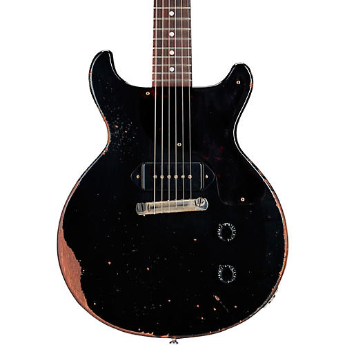 Gibson Custom Murphy Lab 1960 Les Paul Junior Double Cut Reissue Ultra Heavy Aged Electric Guitar Ebony