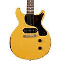Gibson Custom Murphy Lab 1960 Les Paul Junior Double-Cut Reissue Ultra Heavy Aged Electric Guitar EbonyTV Yellow
