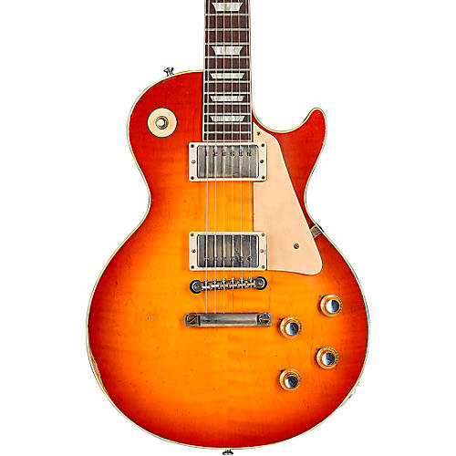 Gibson Custom Murphy Lab 1960 Les Paul Standard Reissue Heavy Aged Electric Guitar Tangerine Burst