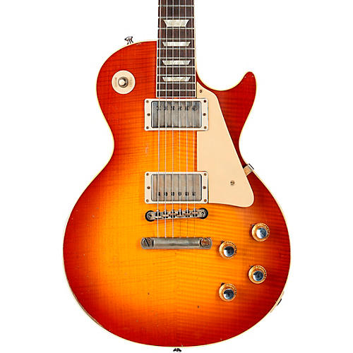 Gibson Custom Murphy Lab 1960 Les Paul Standard Reissue Heavy Aged Electric Guitar Tangerine Burst