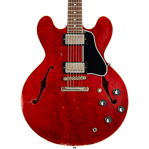 Gibson Custom Murphy Lab 1961 ES-335 Reissue Heavy Aged Semi-Hollow Electric Guitar Cherry