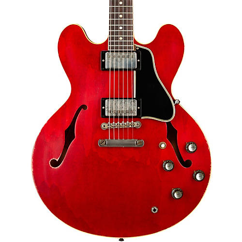 Gibson Custom Murphy Lab 1961 ES-335 Reissue Heavy Aged Semi-Hollow Electric Guitar Cherry