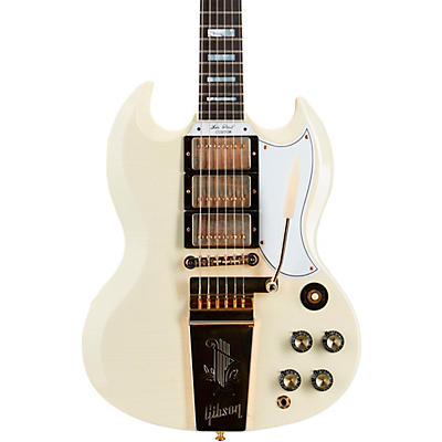 Gibson Custom Murphy Lab 1963 Les Paul SG Custom Reissue 3-Pickup With Maestro Ultra Light Aged Electric Guitar