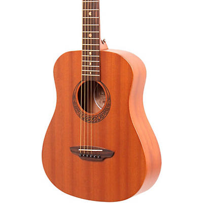 Luna Guitars Muse Safari Series Mahogany 3/4 Dreadnought Travel Acoustic Guitar