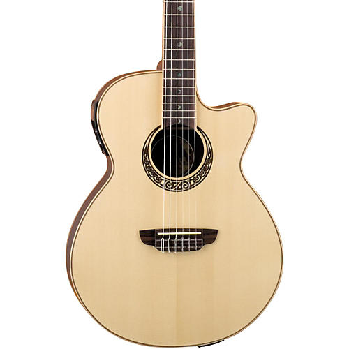 Luna Guitars ルナギター Muse Series Folk Cutaway Nylon-String