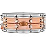 Pearl Music City Custom Solid Shell Snare Ash with Boxwood-Rose Inlay 14 x 5 in.