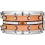 Pearl Music City Custom Solid Shell Snare Ash with DuoBand Ebony Marine Inlay 14 x 6.5 in.
