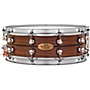 Pearl Music City Custom Solid Shell Snare Walnut with Ebony Inlay 14 x 5 in.