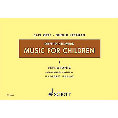 Schott Music For Children Vol. 5 Minor - Dominant and Subdominant Triads by Carl Orff arr by Keetman/Murray