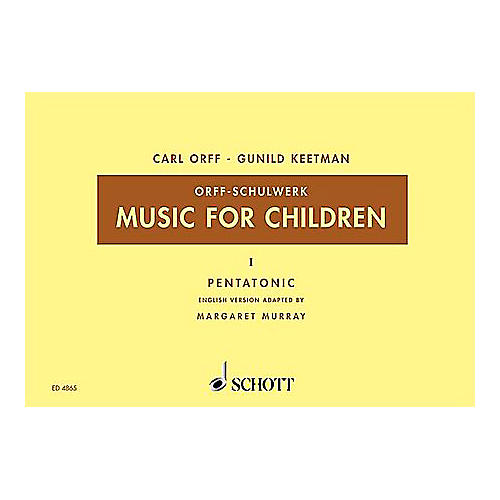 Schott Music For Children Vol. 5 Minor - Dominant and Subdominant Triads by Carl Orff arr by Keetman/Murray