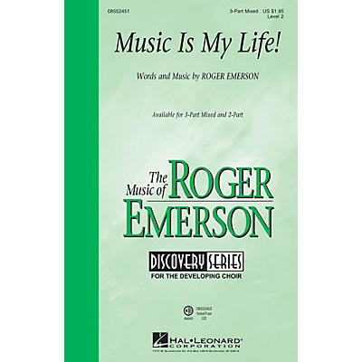 Hal Leonard Music Is My Life! (Discovery Level 2) 2-Part Composed by Roger Emerson