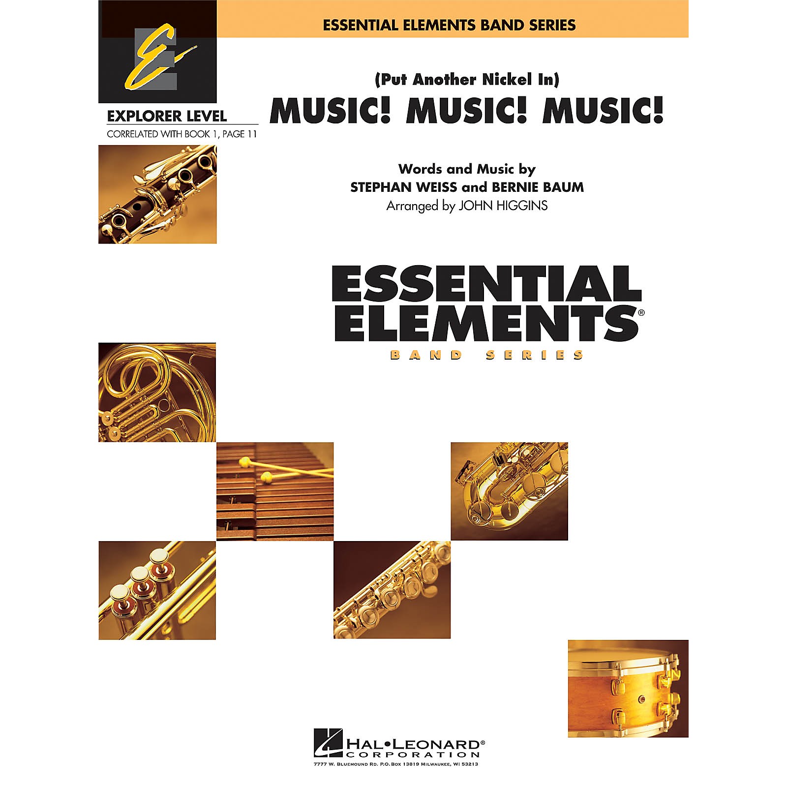 Hal Leonard Music! Music! Music! Concert Band Level 0.5 Arranged by