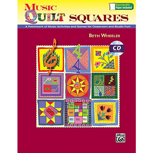Music Quilt Squares Book and Data CD