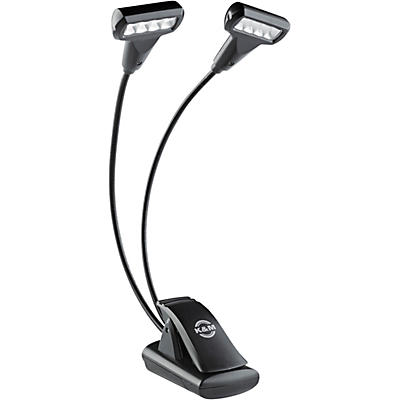 K&M Music Stand Double 4 LED T-Model FlexLight