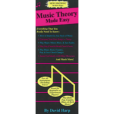 Music Sales Music Theory Made Easy Book