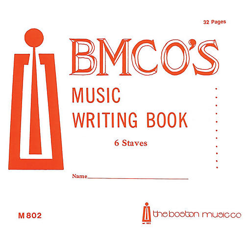 Music Writing Book 6 Stave 32 P. Music Sales America Series