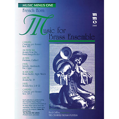Music for Brass Ensemble Music Minus One Series Softcover with CD Composed by Various