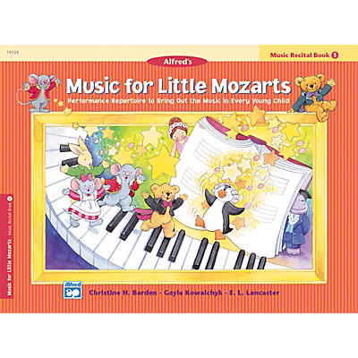 Alfred Music for Little Mozarts Music Recital Book 1