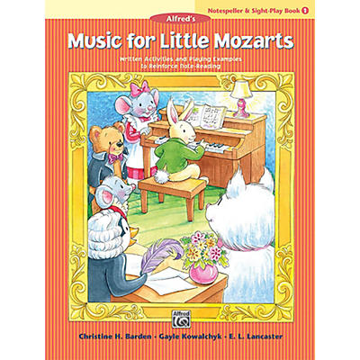 Alfred Music for Little Mozarts: Notespeller & Sight-Play Book 1 Early Elementary