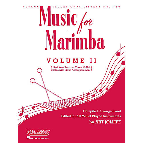Rubank Publications Music for Marimba - Volume II Rubank Solo Collection Series Softcover