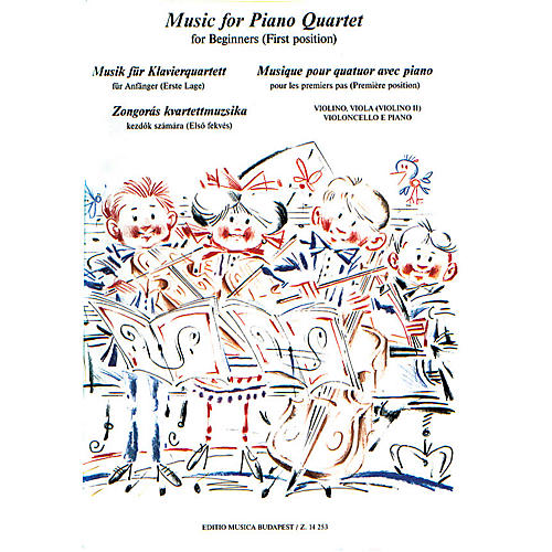 Music for Piano Quartet for Beginners (3 Strings and Piano) EMB Series