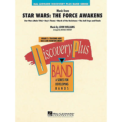 Hal Leonard Music from Star Wars: The Force Awakens Concert Band Level 2.5 Arranged by Michael Sweeney
