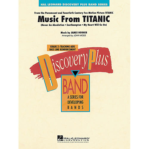 Hal Leonard Music from Titanic - Discovery Plus Concert Band Series Level 2 arranged by John Moss