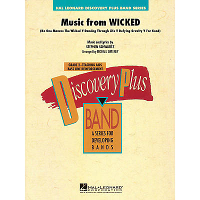 Hal Leonard Music from Wicked - Discovery Plus Concert Band Series Level 2 arranged by Michael Sweeney
