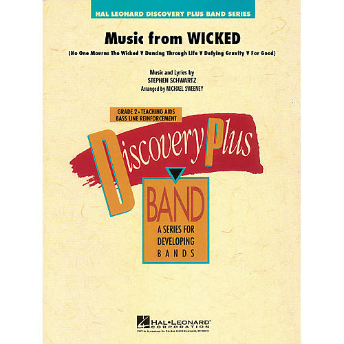 Hal Leonard Music from Wicked - Discovery Plus Concert Band Series Level 2 arranged by Michael Sweeney