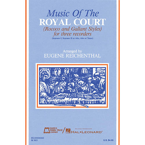 Music of the Royal Court (Score) Recorder Ensemble Series by Various