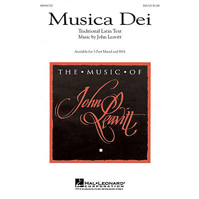 Hal Leonard Musica Dei SSA