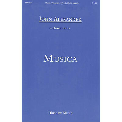 Hinshaw Music Musica SSAATTBB composed by John Alexander