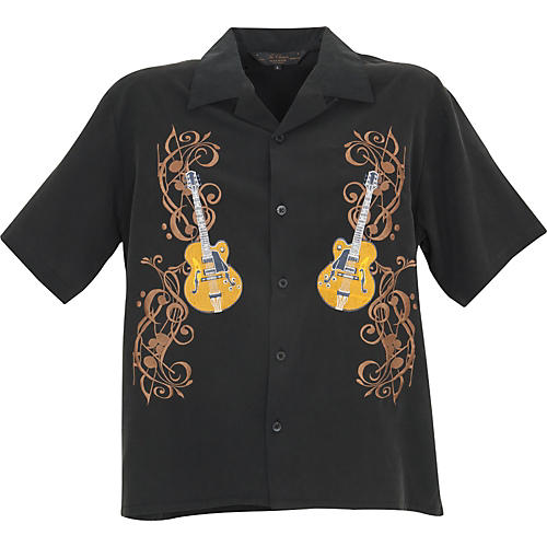 Musical Notes Men's SS Modal Button Down Shirt