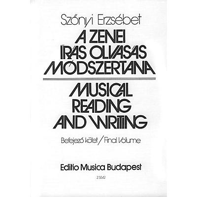 Editio Musica Budapest Musical Reading And Writing (Teacher's Book (Lessons 101-130)) EMB Series Softcover by Erzsébet Szönyi