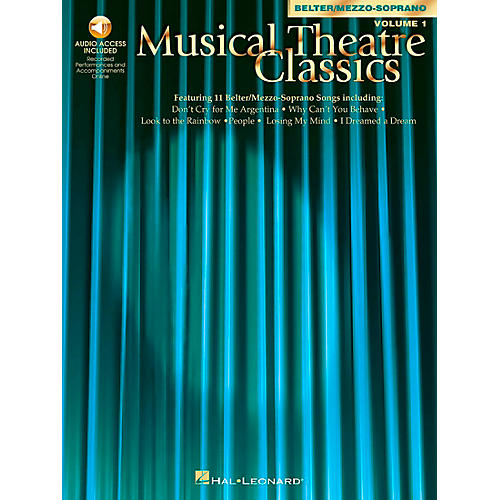Musical Theatre Classics for Mezzo-Sporano/Belter Volume 1 Book/Audio Online
