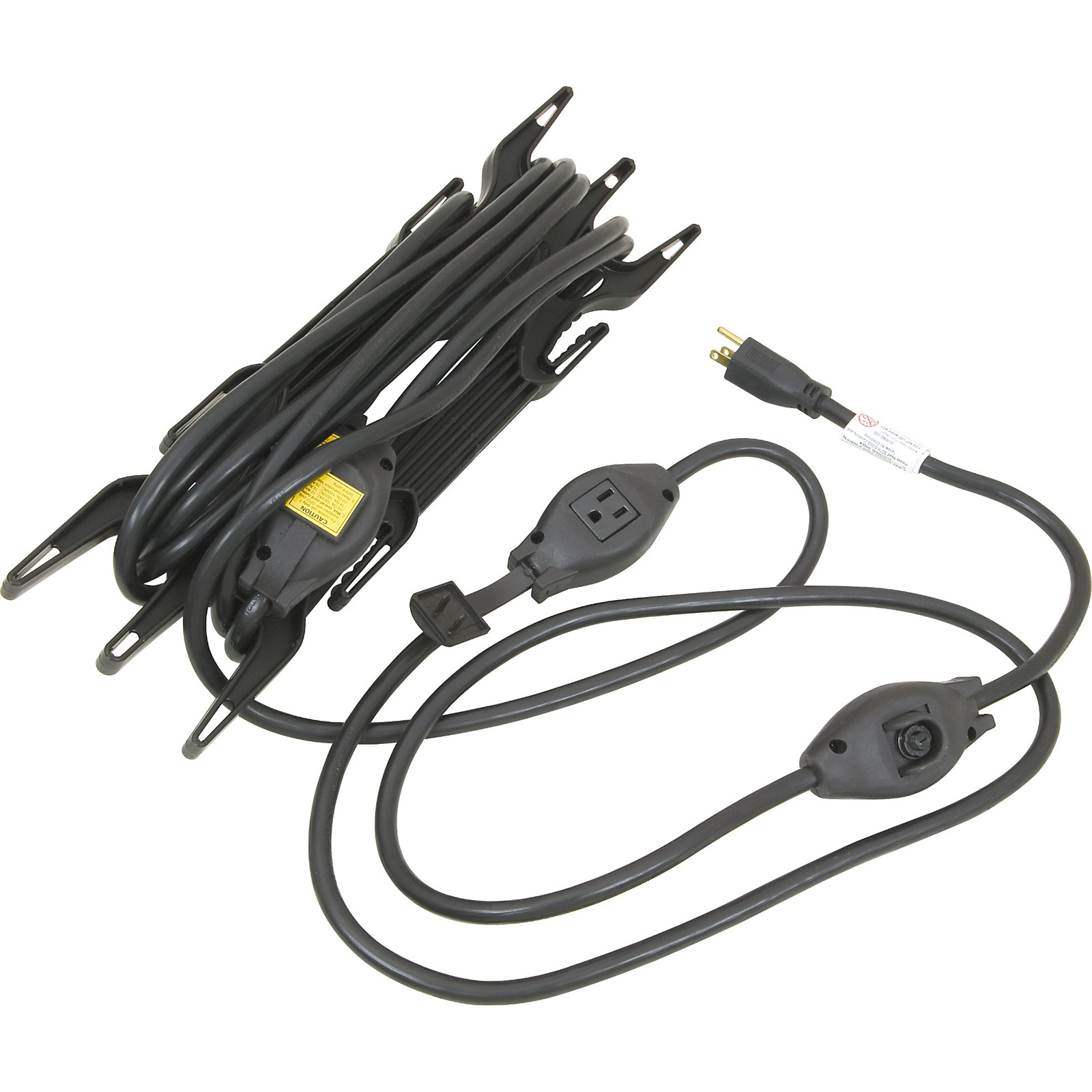 Stage Ninja Musician's Extension Stringer Cord 50', 12 GA, 15amp with