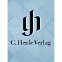 G. Henle Verlag Musikerbriefe 1 Autoren A bis R Henle Books Series Softcover