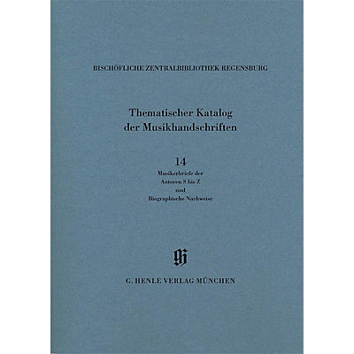 G. Henle Verlag Musikerbriefe 2 Autoren S bis Z und biographische Hinweise Henle Books Series Softcover