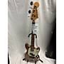 Used Fender Mustang Bass Electric Bass Guitar Gold