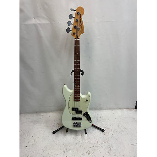 Fender Mustang Bass Electric Bass Guitar Olympic White