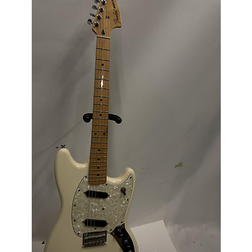 Fender Mustang Solid Body Electric Guitar Olympic White