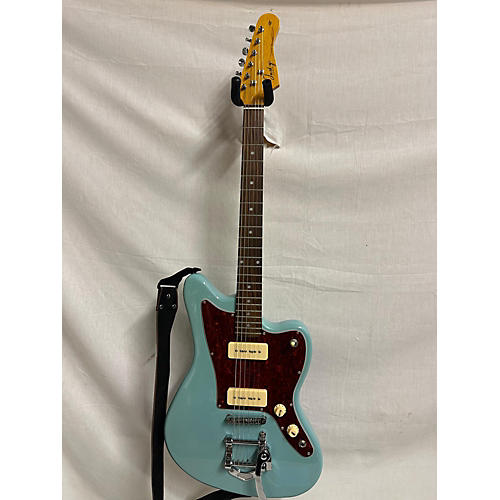 Indy Custom Mustang Solid Body Electric Guitar Turquoise