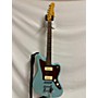 Used Indy Custom Mustang Solid Body Electric Guitar Turquoise