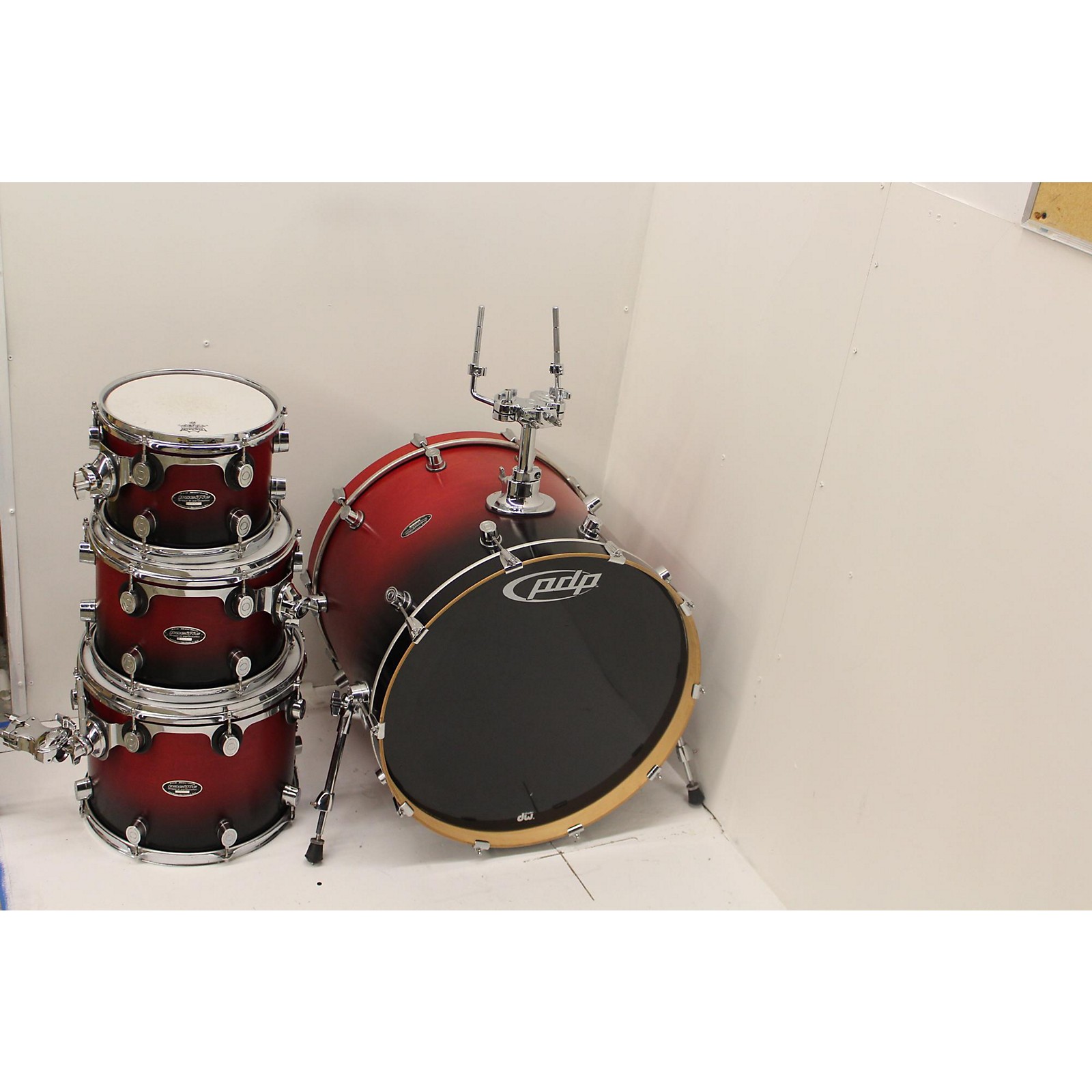 Used PDP by DW Mx Series Drum Kit Cherry to Black Fade Musician's Friend